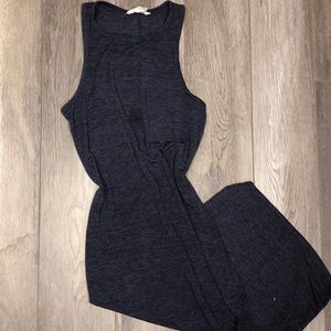 Forever 21 Navy midi dress